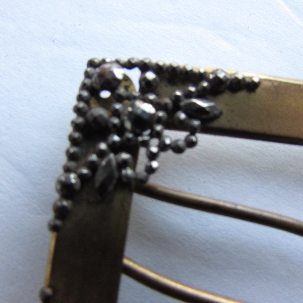 Early 20th Century Sash Buckle Marcasite Decoration - Picture 4 of 7